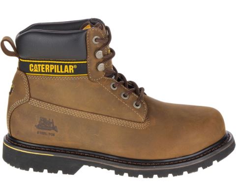 Caterpillar Holton Steel Toe S3 HRO SRC Munkabakancs Sötétbarna | FIX-072149