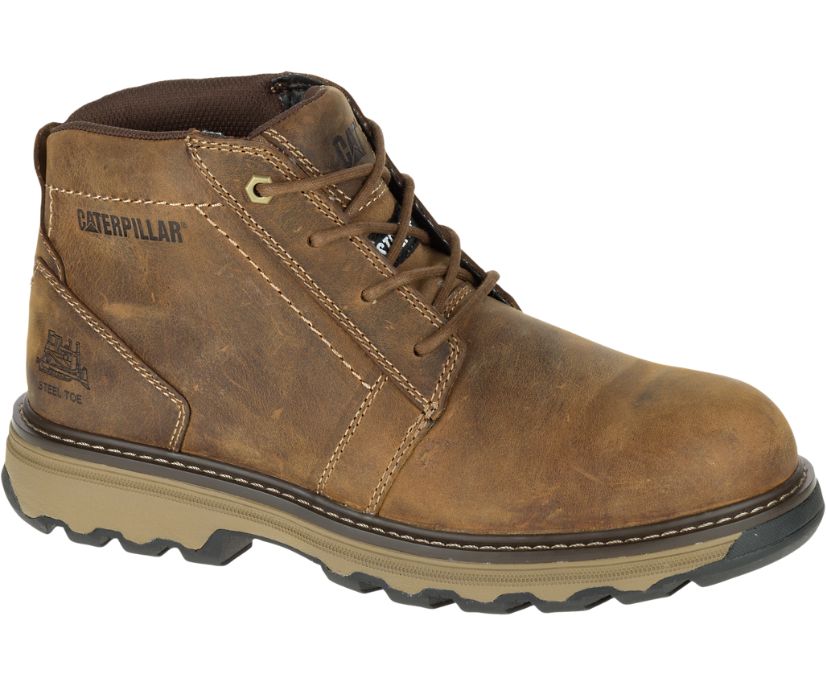 Caterpillar Parker Steel Toe S1P HRC SRA Munkabakancs Sötétbézs | MYA-206914