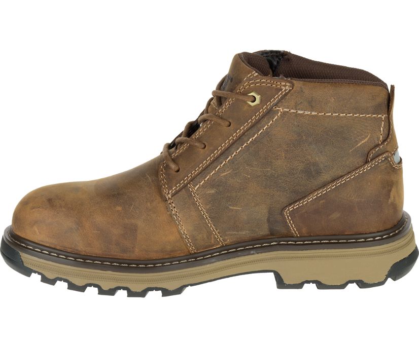 Caterpillar Parker Steel Toe S1P HRC SRA Munkabakancs Sötétbézs | MYA-206914