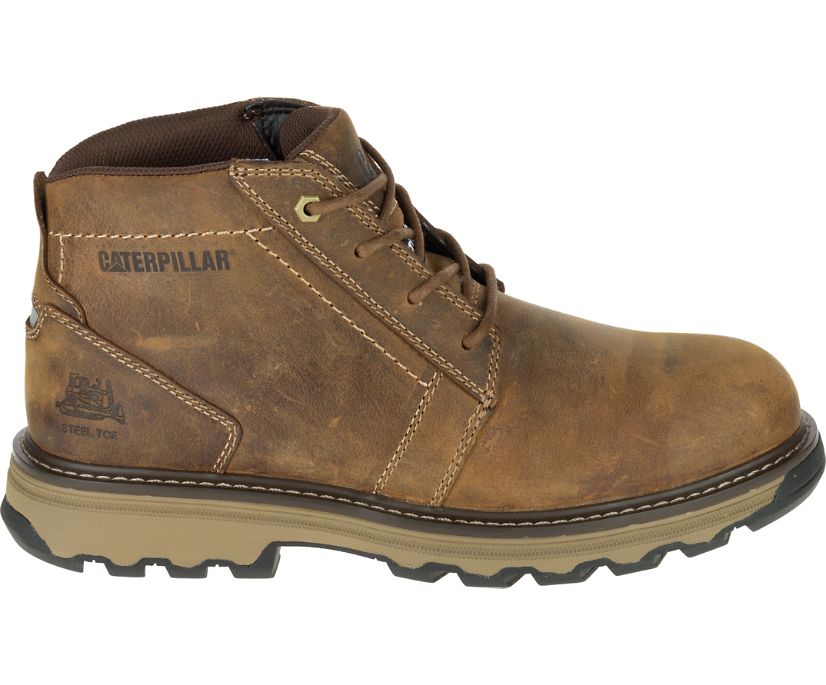 Caterpillar Parker Steel Toe S1P HRC SRA Munkabakancs Sötétbézs | MYA-206914